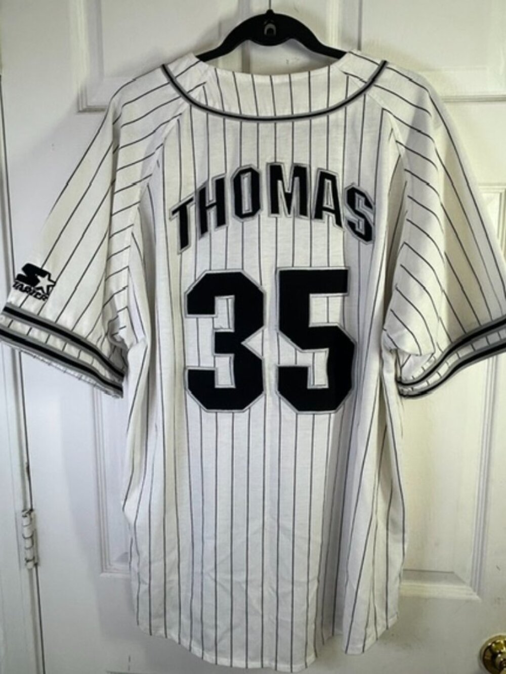 “Big Hurt” Thomas #35 Vintage Detroit Jersey by Starter made in Korea - XXL